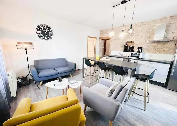 La Gare: 50M2, 4 Prs, 2 Ch - Proximite Cite Gastro